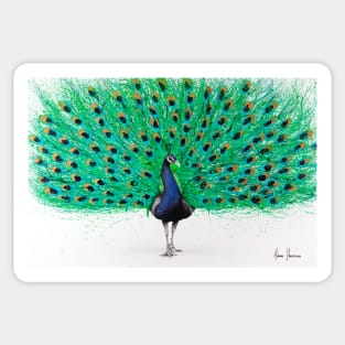 Proud Peacock Sticker